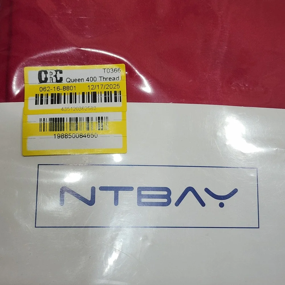 NTBAY Red Queen Pillow Shams Set of 2 Cotton